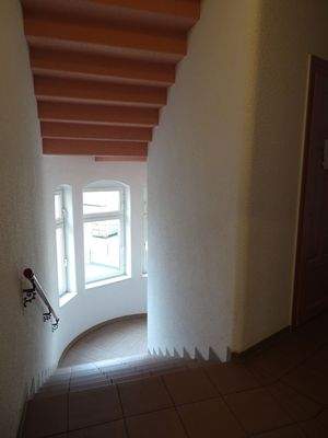 Blick ins Treppenhaus