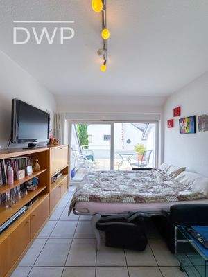 Schlafzimmer mit Terassenzugang