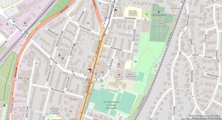 Lage im Stadtteil