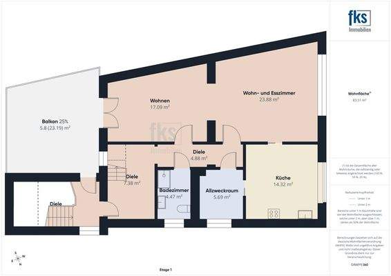 Grundriss Obergeschoss