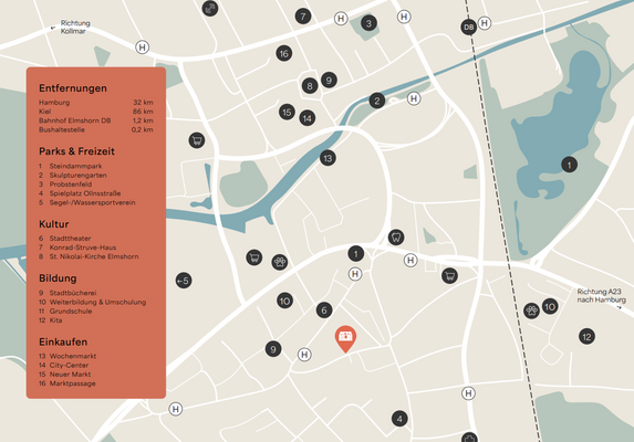 Margarethenhof Lageplan 