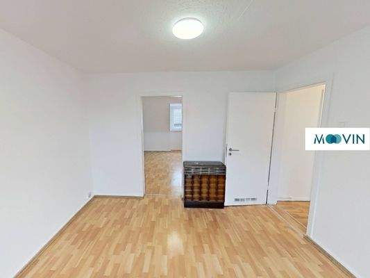 Ansicht I: Wohn- und Esszimmer