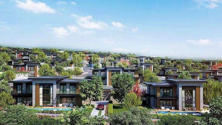 Detached Villas with Pools in Büyükçekmece İstanbul