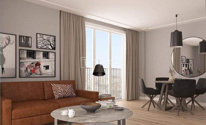 Apartments 900 Meters from the Coastline in Beşiktaş Istanbul