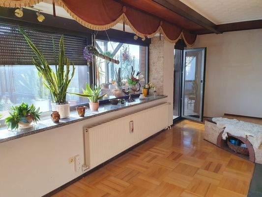 Wohnzimmer zum Wintergarten