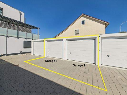Zwei Garagen inklusive