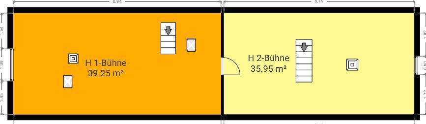 Grundriss Spitzboden
