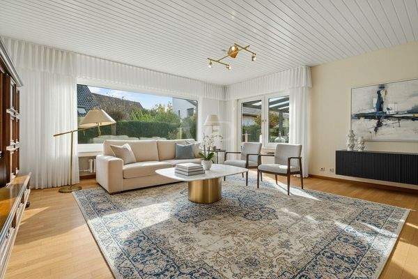 Homestaging EG Wohnzimmer - gemütlich