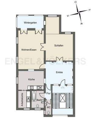 2. Obergeschoss - Wohnung links