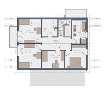 Grundriss Obergeschoss