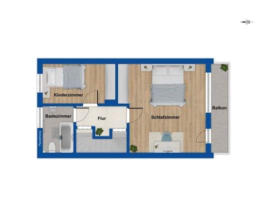 Grundriss Obergeschoss