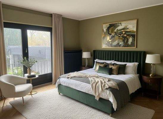 Visualisierung Schlafzimmer