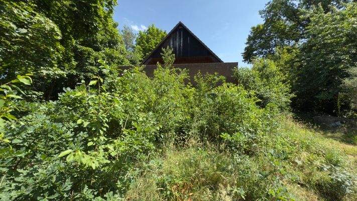 Seitenansicht/Garage/Dachterrasse