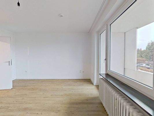 Ansicht II: Wohn- und Esszimmer