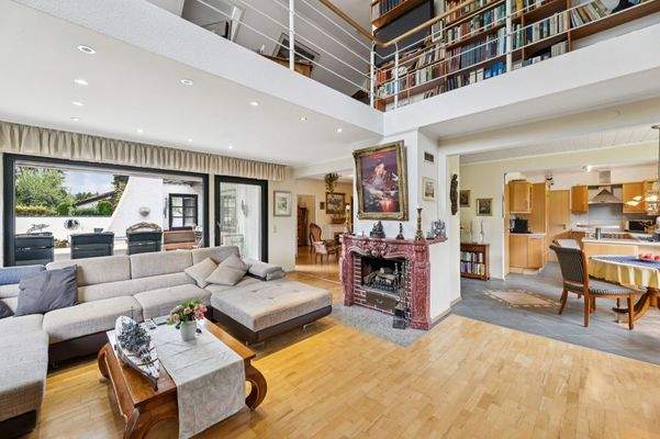 Offener Wohnbereich...