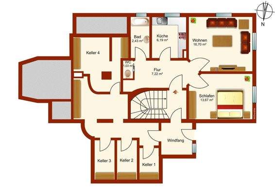 Grundriss Erdgeschoss