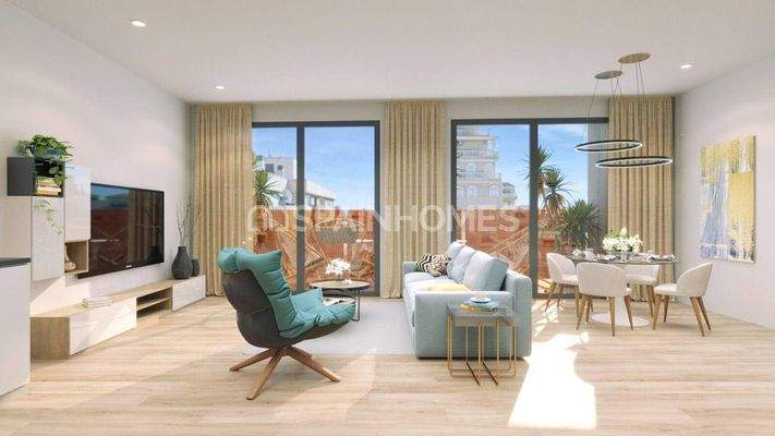 Flats in a Beachside Complex with Pool in Torrevieja Alicante