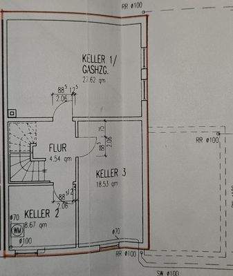 Grundriss Keller
