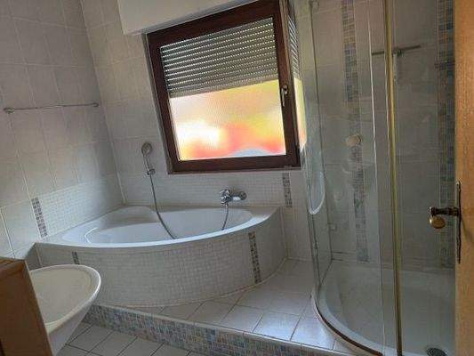 Bad mit Wanne und Dusche im EG