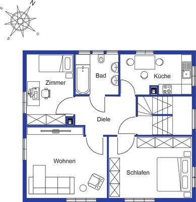 Grundriss Obergeschoss