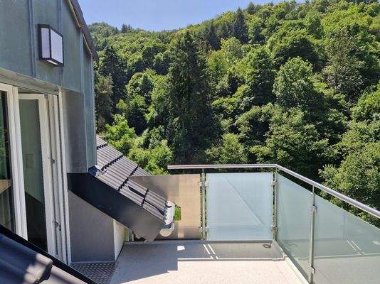 ruhiger Balkon