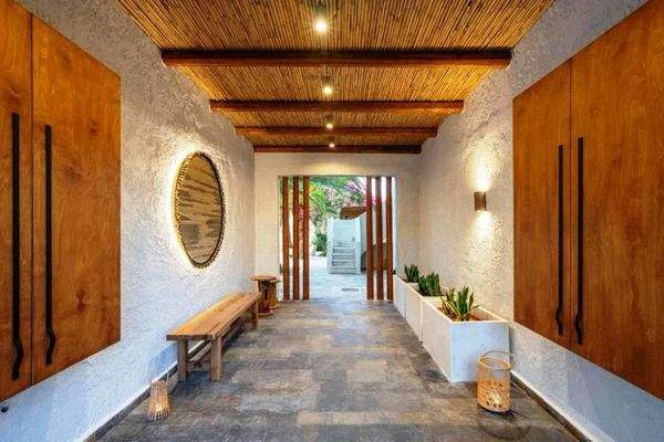 Südostkreta, Koutsouras: Apartmentkomplex in der Nähe des Meeres zu verkaufen