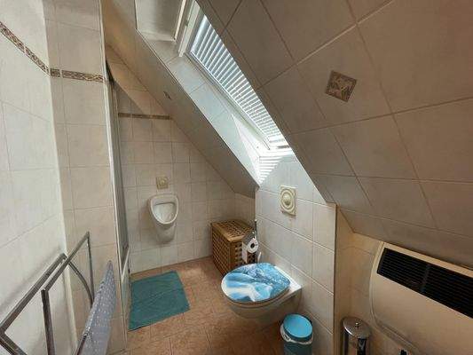 Bad mit Dusche, WC & WT 