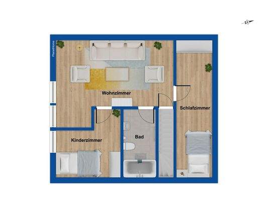 Grundriss Obergeschoss