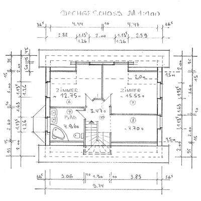 Grundriss Dachgeschoss