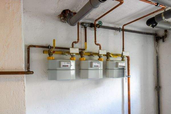 Keller exemplarisch Gasanschluss