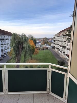 Ausblick vom Balkon