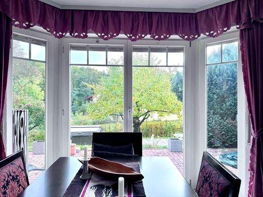 Ausblick auf die Terrasse