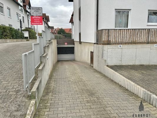 Eingang Tiefgarage