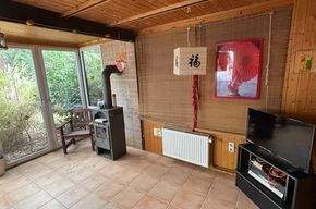 Gartenhaus mit TV Anschluss und Panoramaverglasung