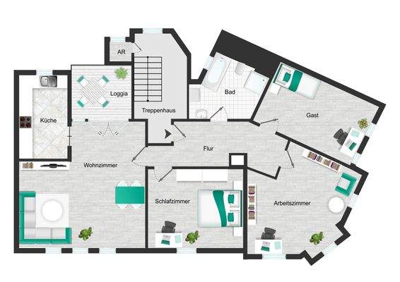 Grundriss Dachgeschoss