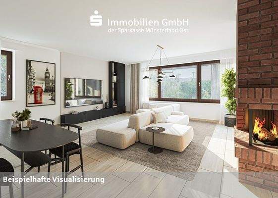 Esszimmer-Wohnzimmer