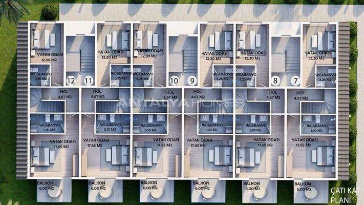 Flats Within Walking Distance to All Facilities in Fethiye