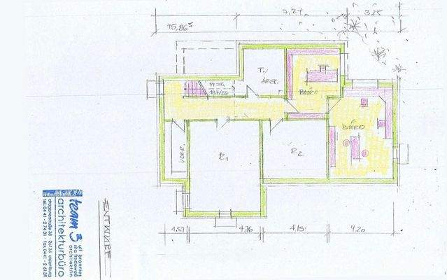 Grundriss-Skizze Souterrain