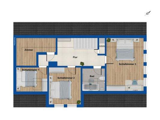 Grundriss Dachgeschoss