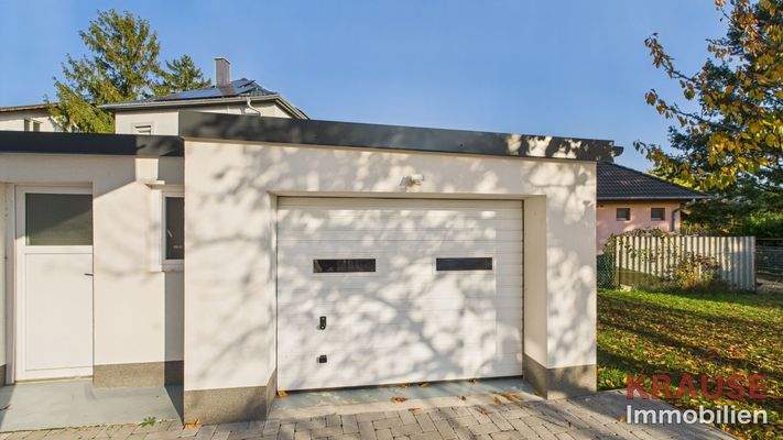 Garage mit Abstellraum