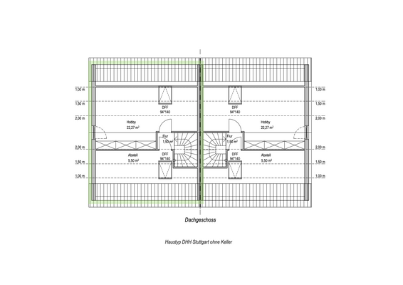 Dachgeschoss DH Stuttgart_DHH links