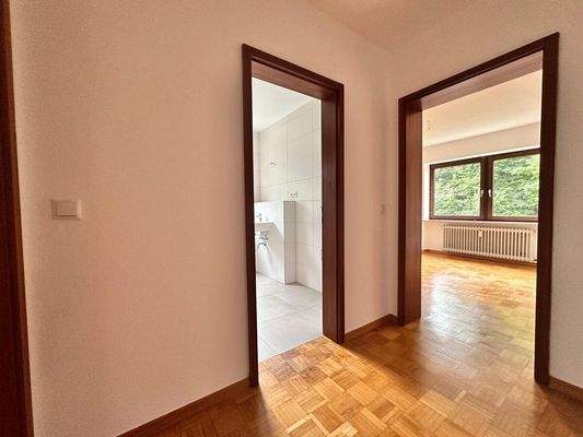 kleiner Flur zum Schlafbereich