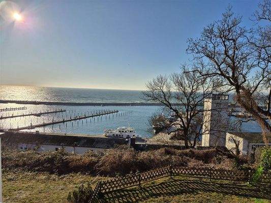 Hafenblick vom Balkon