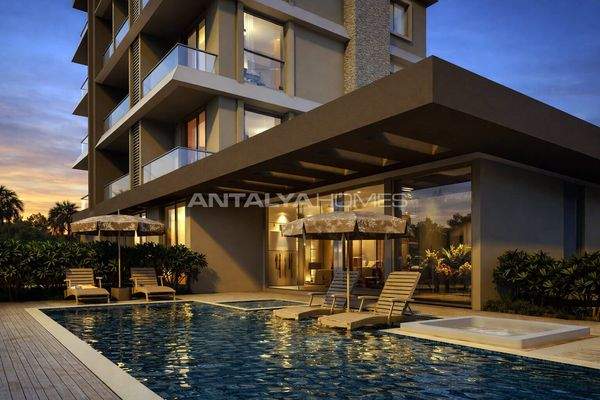 Luxury Sea View Flats with Communal Pool in Alanya Kestel