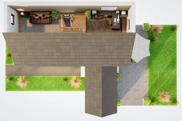 Dachgeschoss - Visualisiert