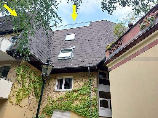 Blick Richtung Dachterrasse