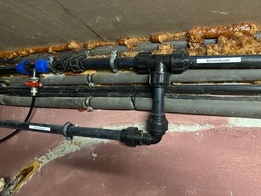 neue Wasserleitungen