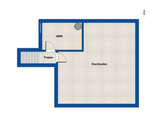 Grundriss Spitzboden