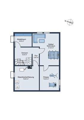Grundriss Untergeschoss