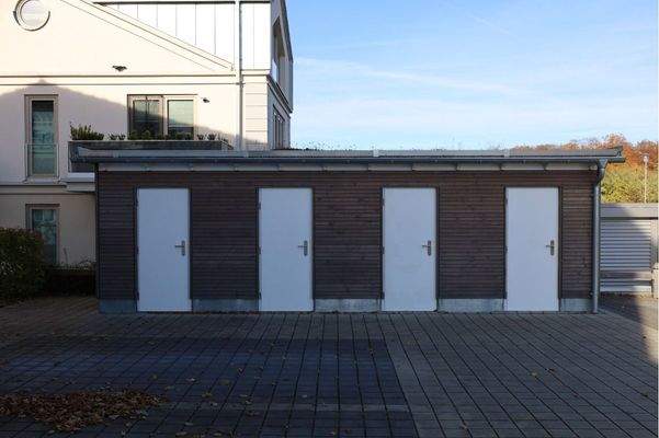 Schuppenanlage im Hof – mit privatem Abstellraum zur Wohnung